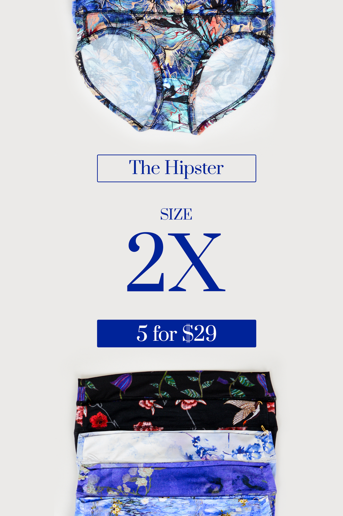 The Hipster Assorted - Size: 2X