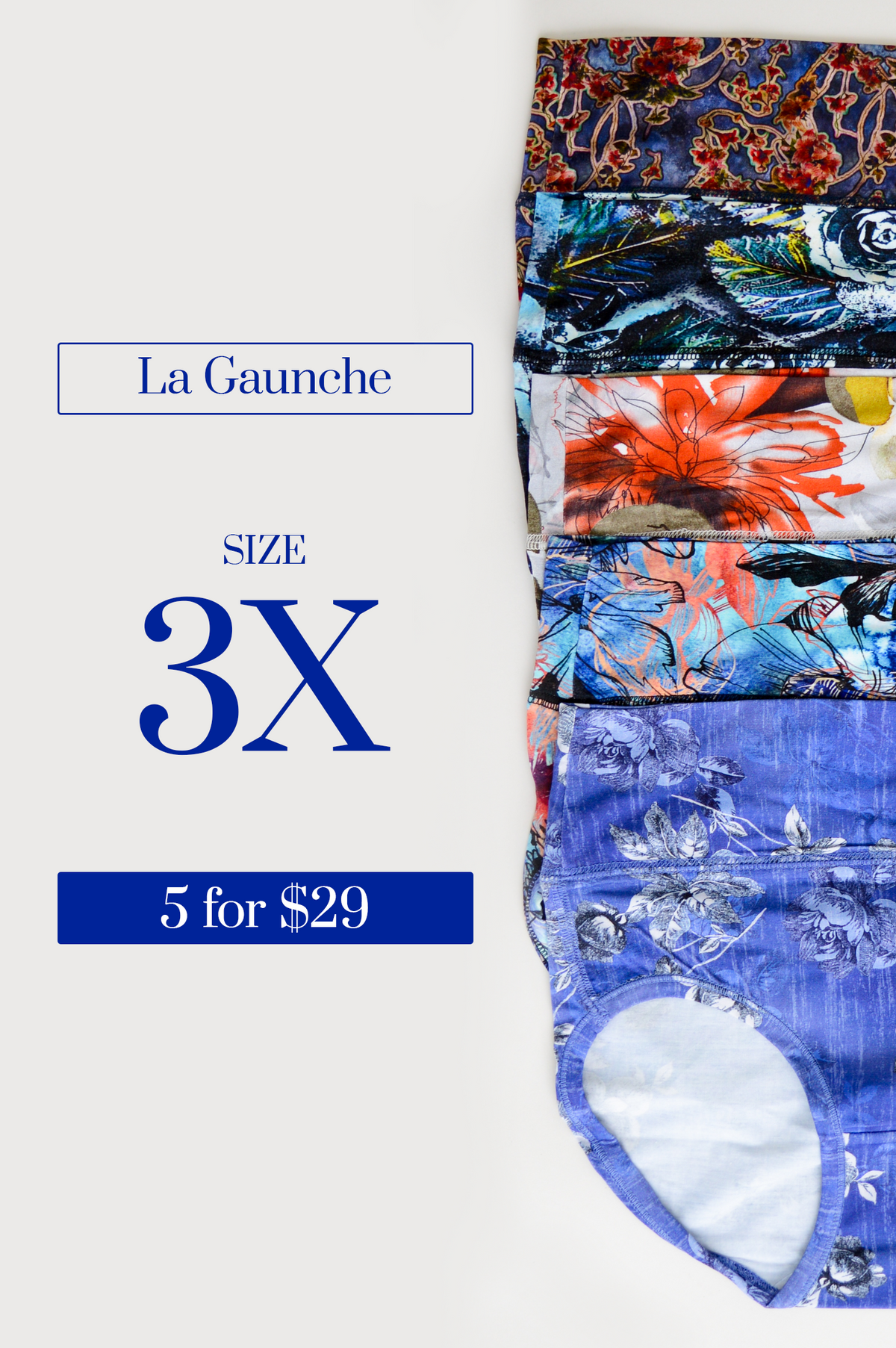 La Gaunche Assorted - Size: 3X