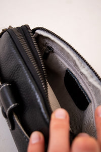 Emma Bag 88160, Black, Leather