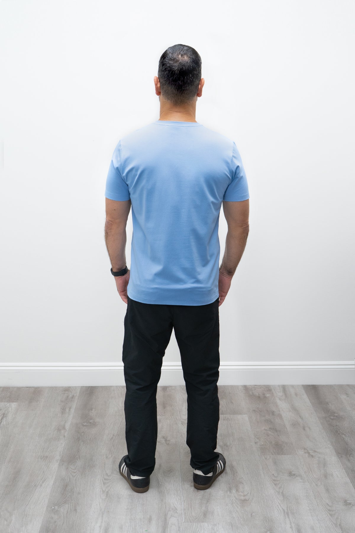 Adam Short Sleeve Shirt, Baby Blue, Bamboo