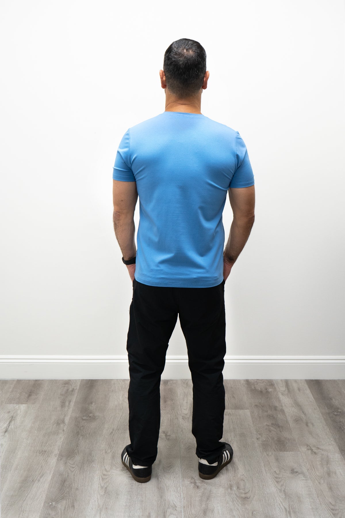 Adam Short Sleeve Shirt, Classic Blue, Bamboo
