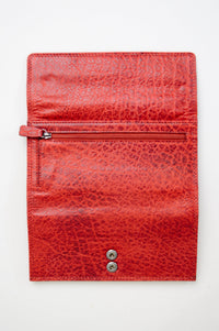 Adrian Klis 102 Ladies Wallet, Red, Leather