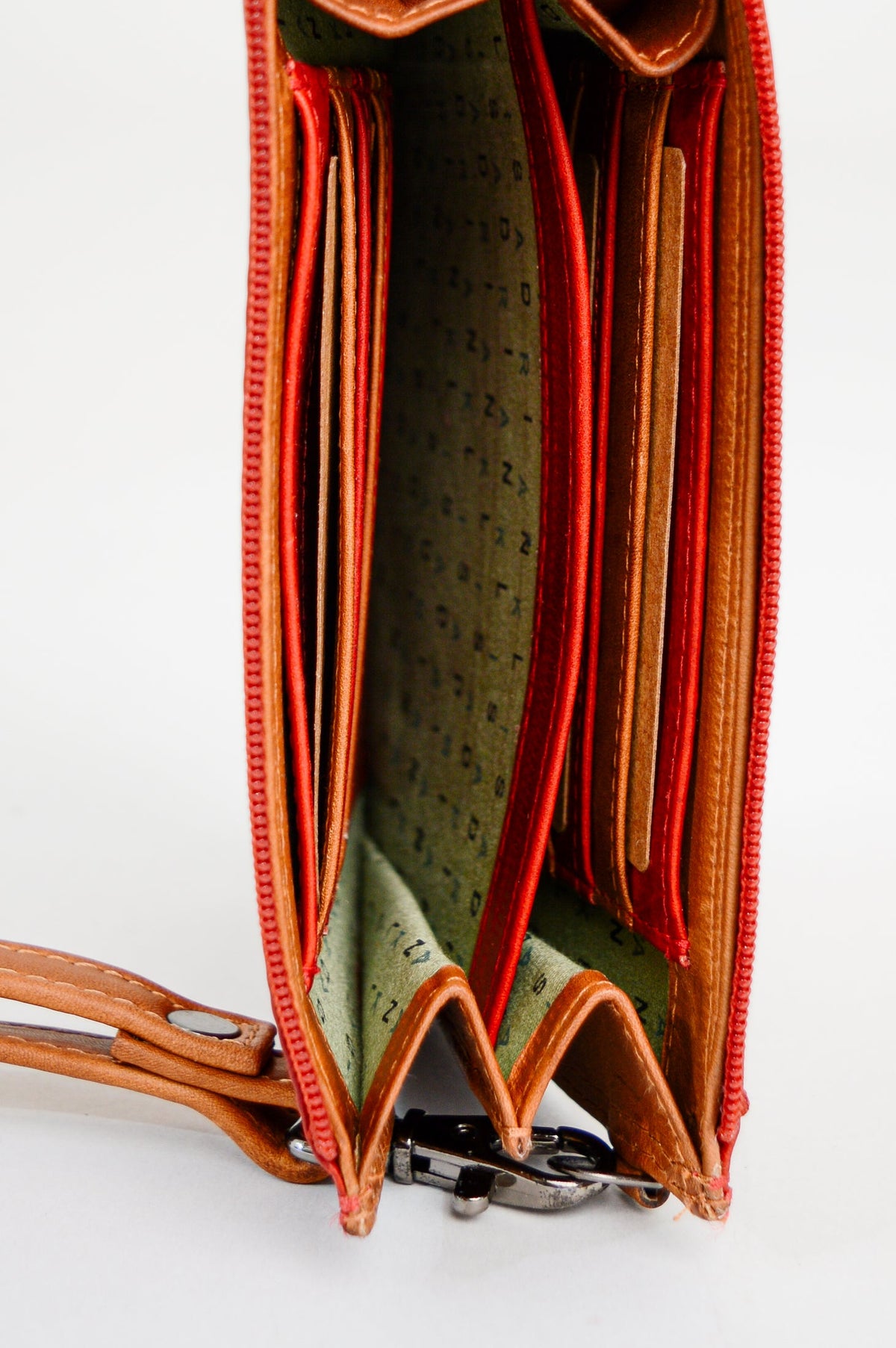 Adrian Klis 168 Pouch, Red, Leather