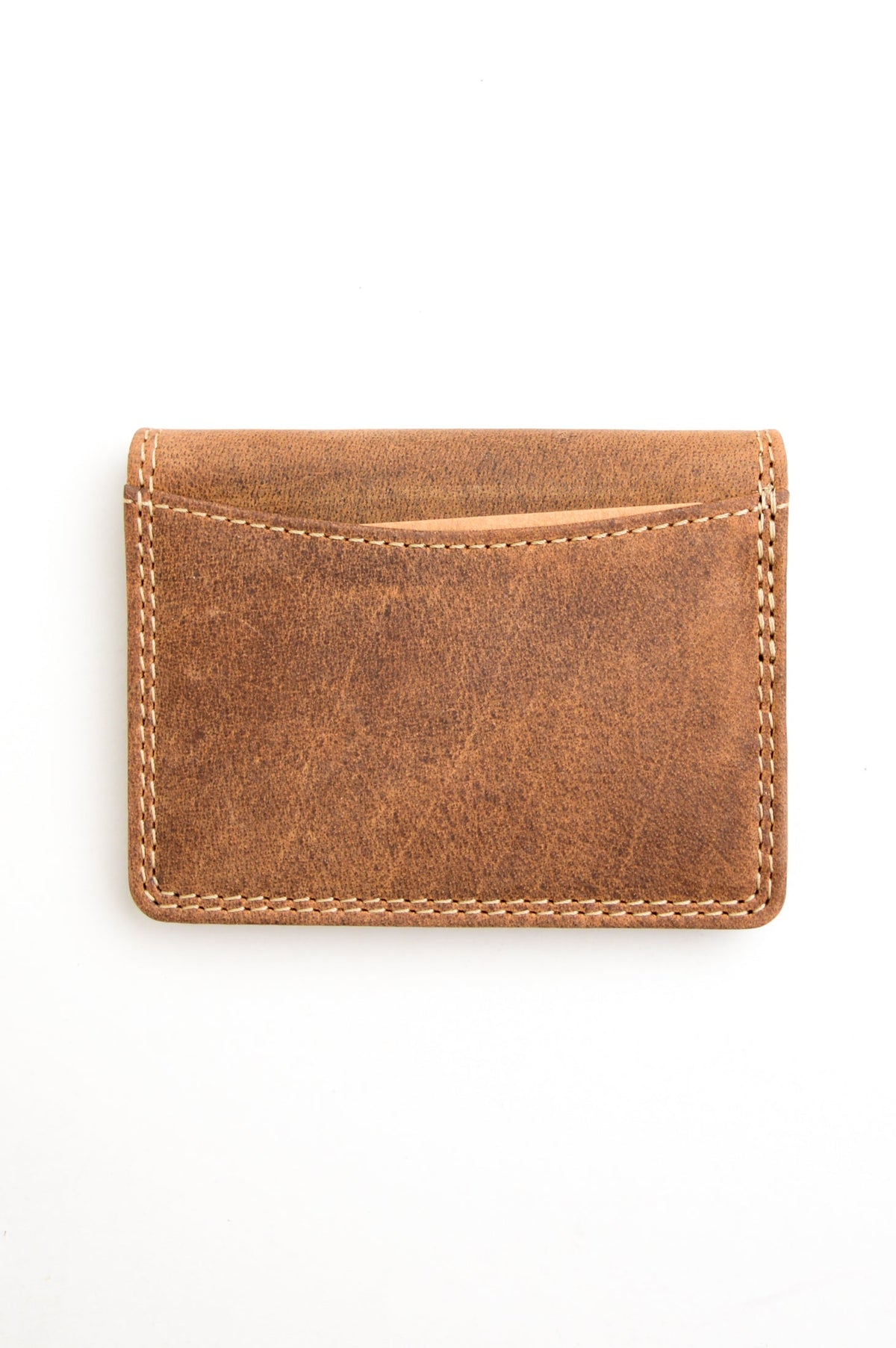 Adrian Klis 266 Card Holder, Tan, Buffalo Leather