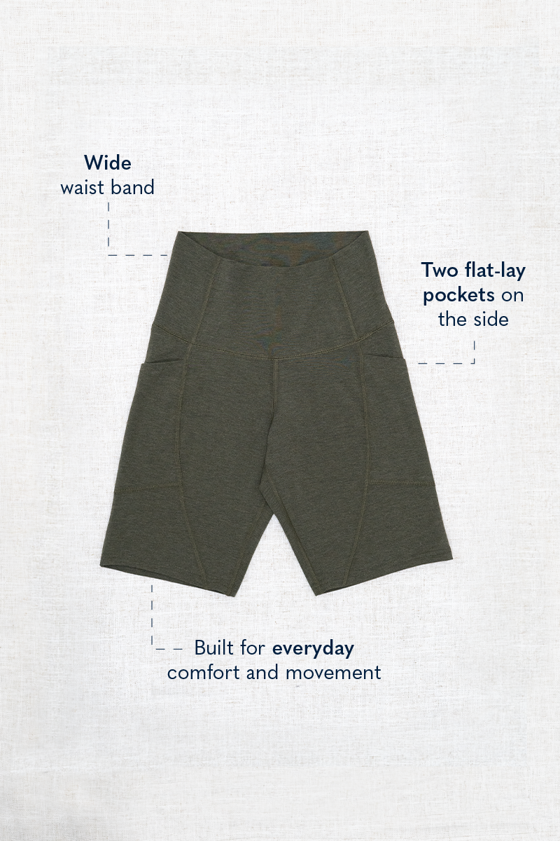 Robson Shorts, Yarn Dye Khaki, Bamboo