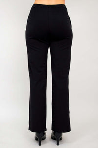 Back view of black Susan Pant showing fit and pockets
