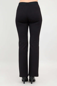 Back view of Daya Tall Black Dress Pants on model