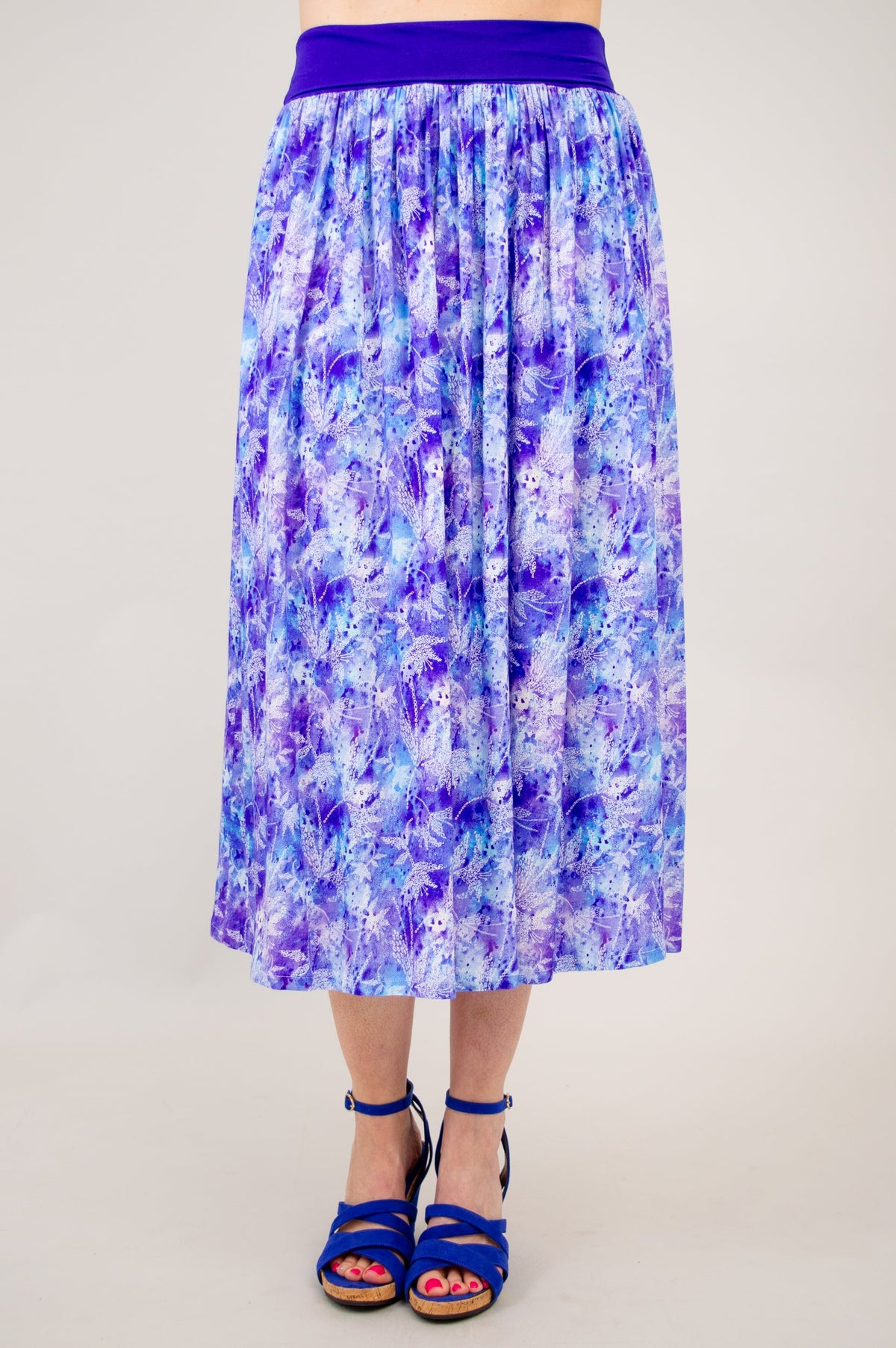 Blythe Skirt, Dotty, Linen Bamboo - Final Sale
