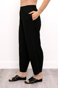 Boardwalk Pant, Black, Linen Viscose