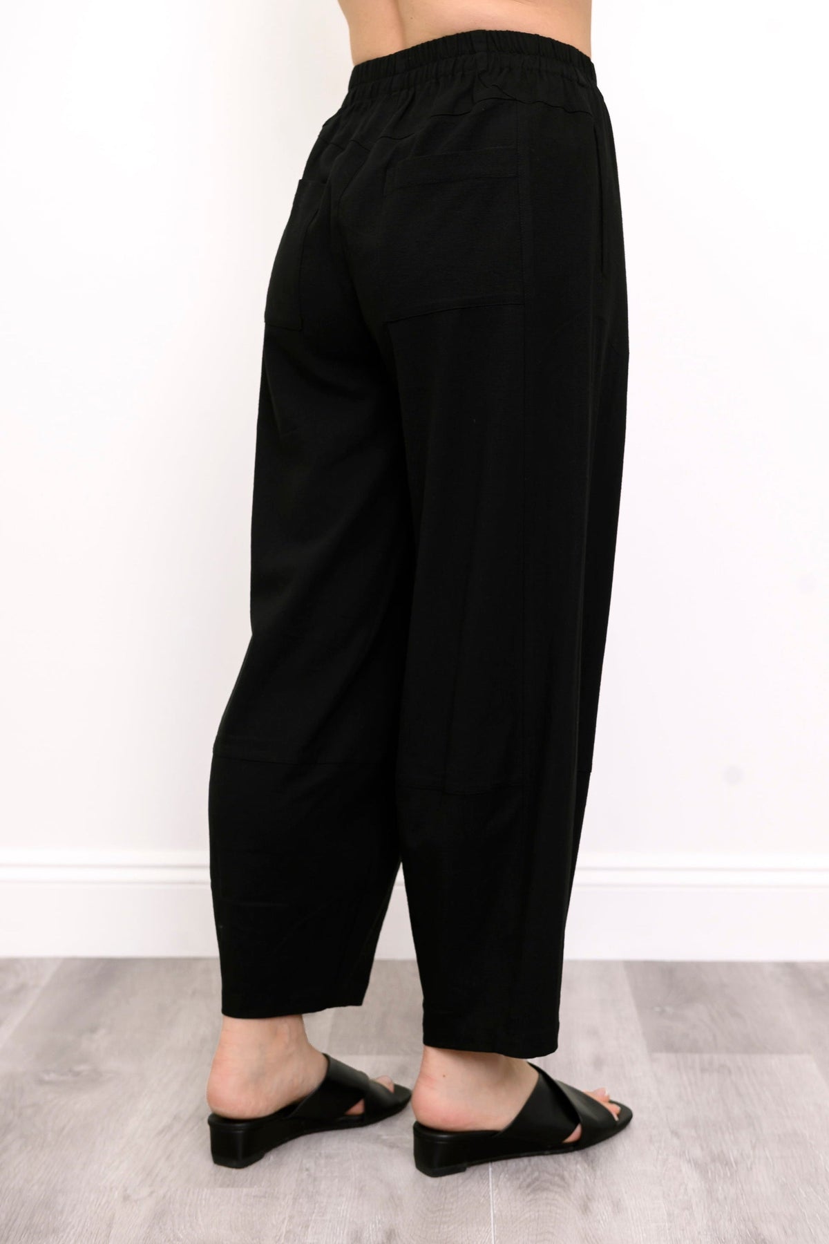 Boardwalk Pant, Black, Linen Viscose