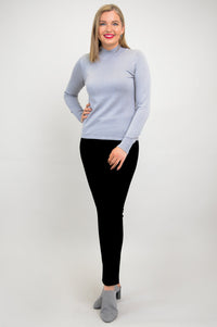 Cameron Sweater, Sleet Grey, Bamboo Cotton - Final Sale