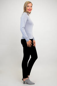 Cameron Sweater, Sleet Grey, Bamboo Cotton - Final Sale