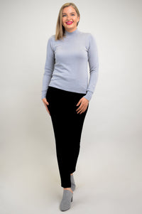 Cameron Sweater, Sleet Grey, Bamboo Cotton - Final Sale