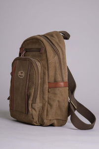 Voyage Canvas Bag, Brown - Blue Sky Clothing Co