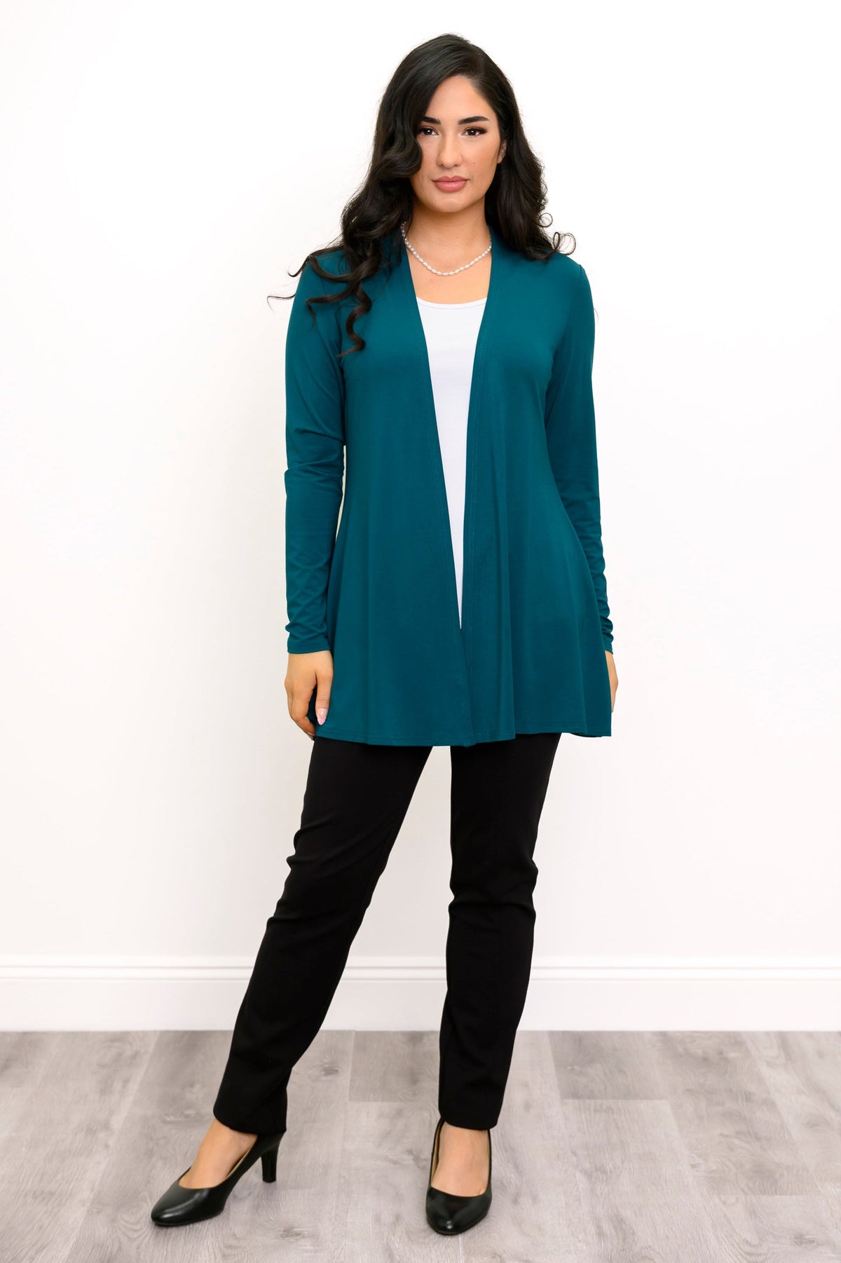 Chopra Jacket, Teal, Bamboo