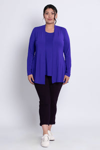Chopra Jacket, Violet, Bamboo - Final Sale