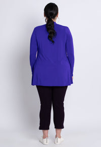 Chopra Jacket, Violet, Bamboo - Final Sale