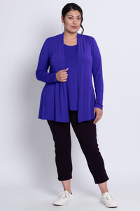 Chopra Jacket, Violet, Bamboo - Final Sale