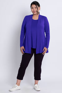 Chopra Jacket, Violet, Bamboo - Final Sale