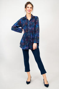 Cindy Long Sleeve, Purple Sprinkle -Final Sale