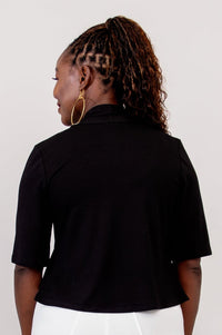 Doda Jacket, Black, Bamboo