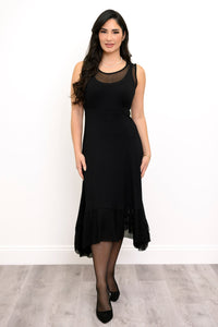 Danube Dress, Black, Bamboo