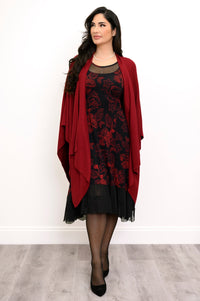Danube Dress, Floral Trace, Bamboo
