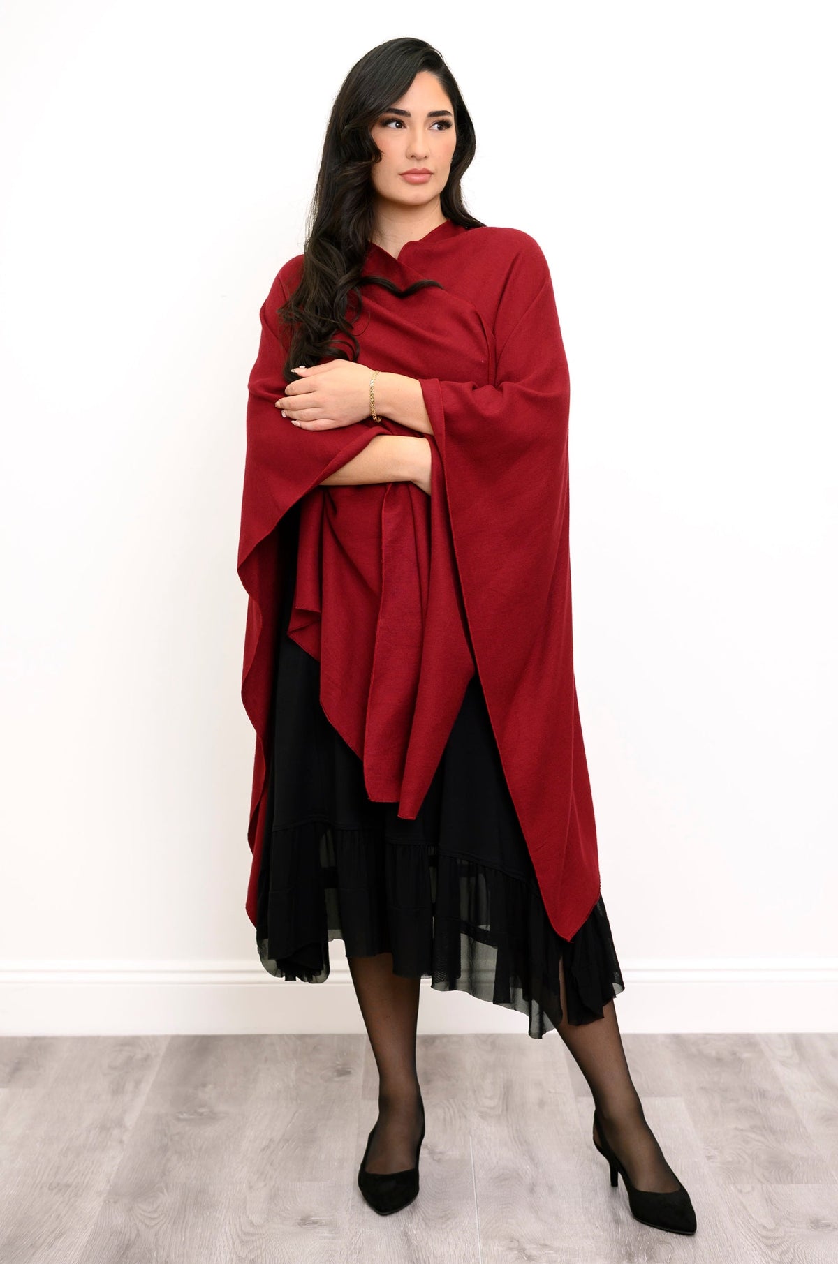 Danube Dress, Black, Bamboo