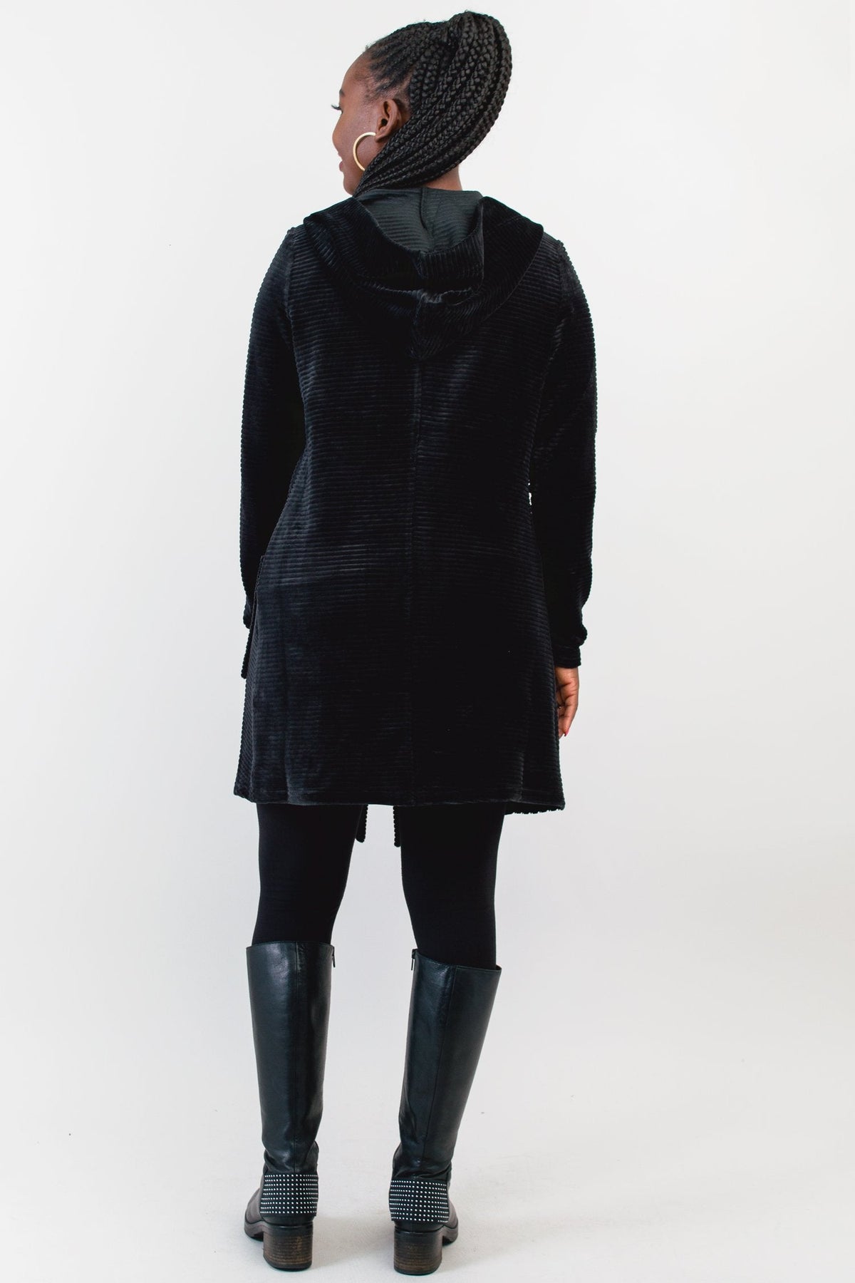 Doreen Jacket, Black, Bamboo Cotton- Final Sale