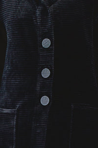 Doreen Jacket, Black, Bamboo Cotton- Final Sale