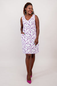 Felicia Dress, Rajou, Linen Bamboo - Final Sale