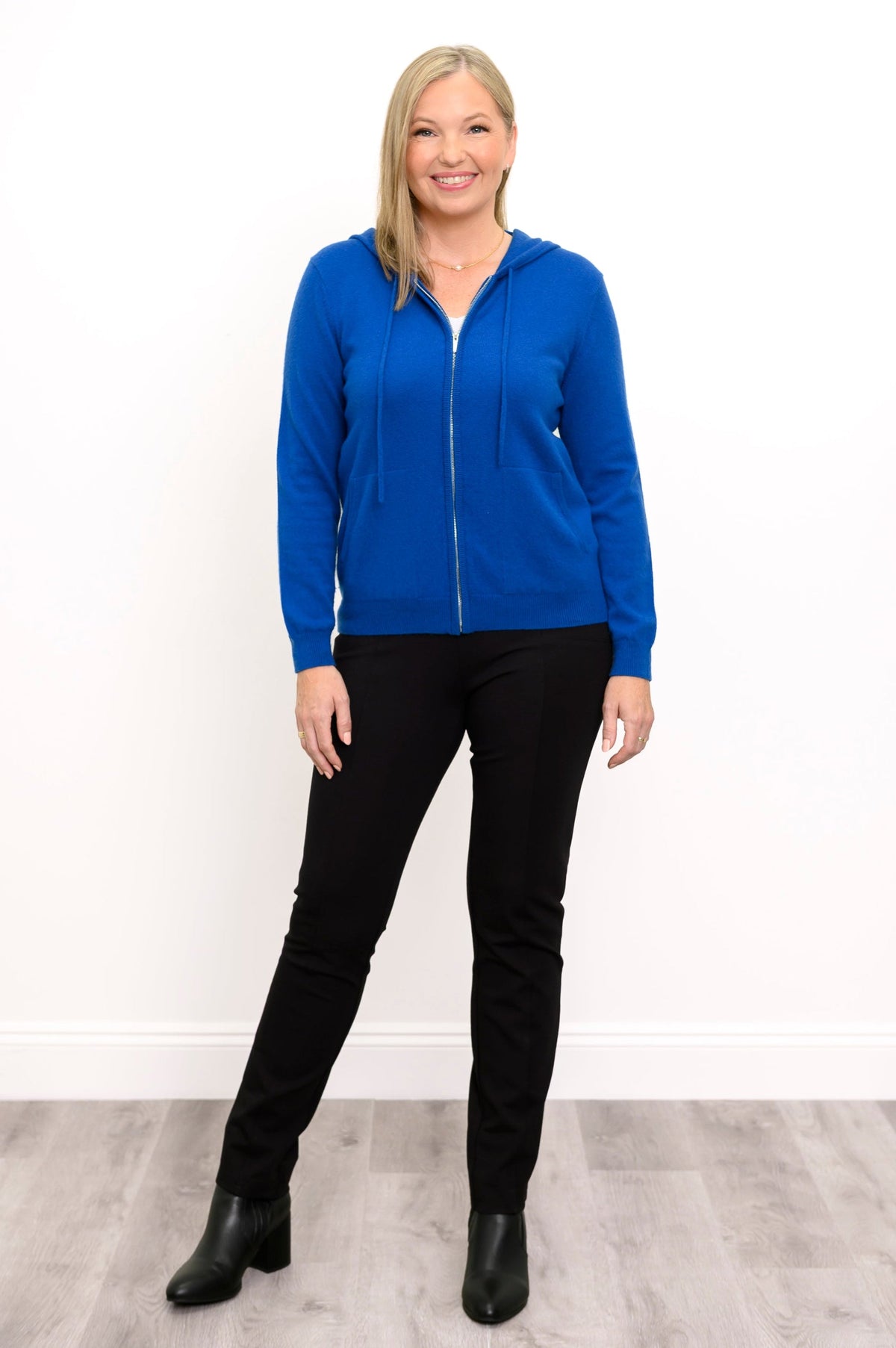 Finlay Sweater, Cobalt, Wool Cashmere