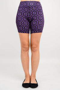 Hallie Shorts, Geo Flower, Bamboo