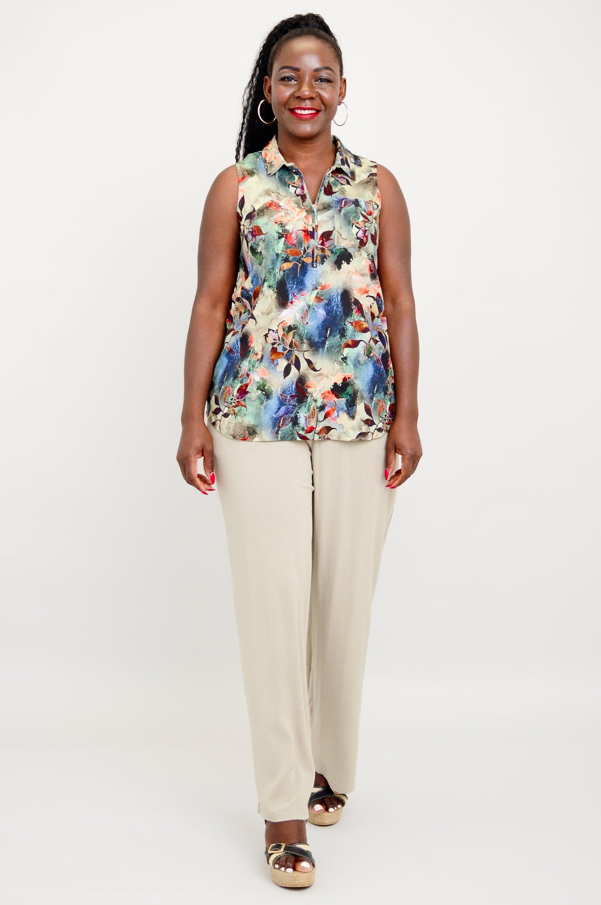 Hula Tank, Pachuli, Linen Bamboo - Final Sale