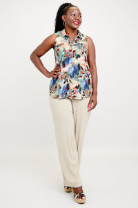 Hula Tank, Pachuli, Linen Bamboo - Final Sale
