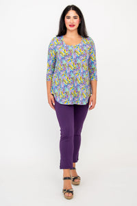 Jazz 3/4 Slv Top, Laval, Bamboo -Final Sale