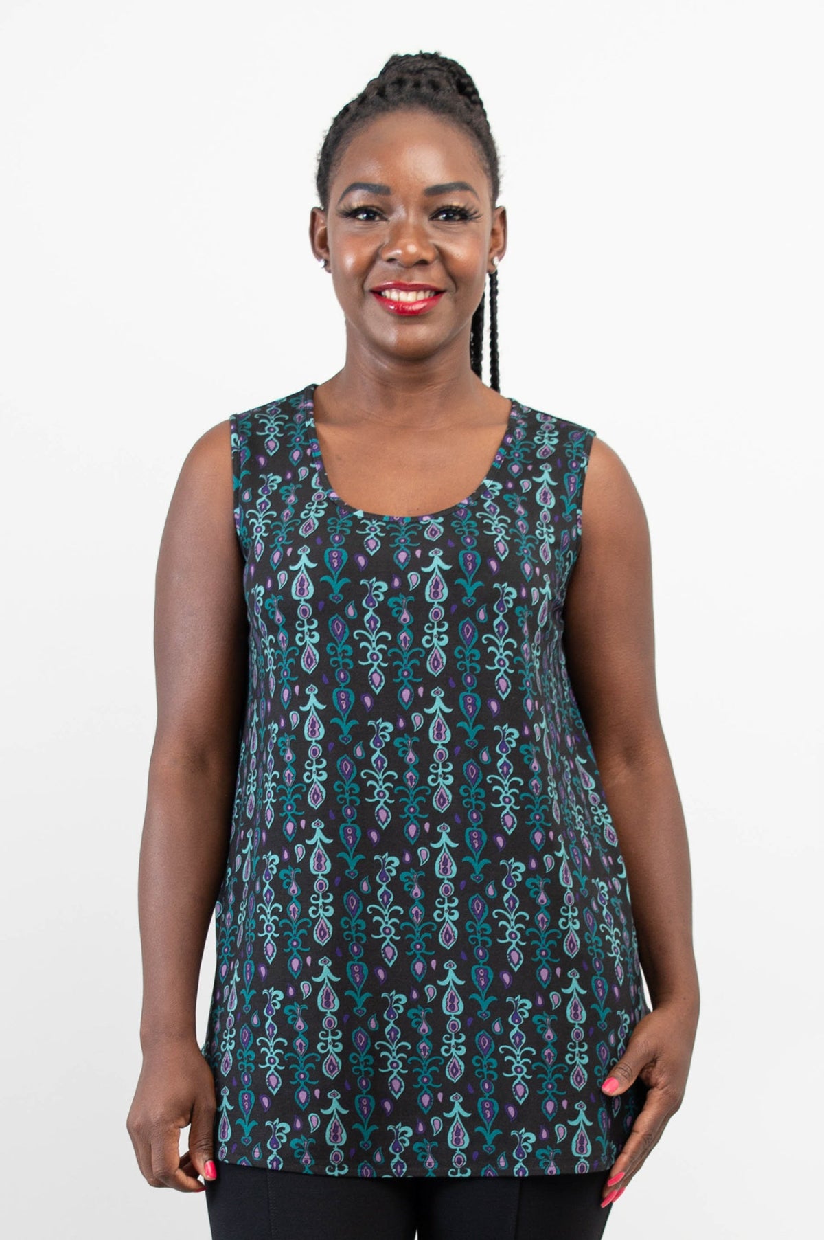Jazz Tank, Jewels, Bamboo - Final Sale