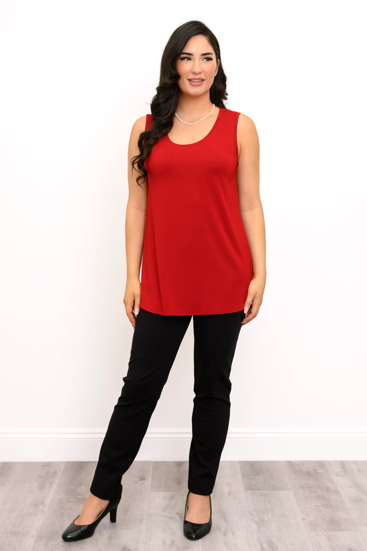Jazz Tank, Lipstick, Bamboo
