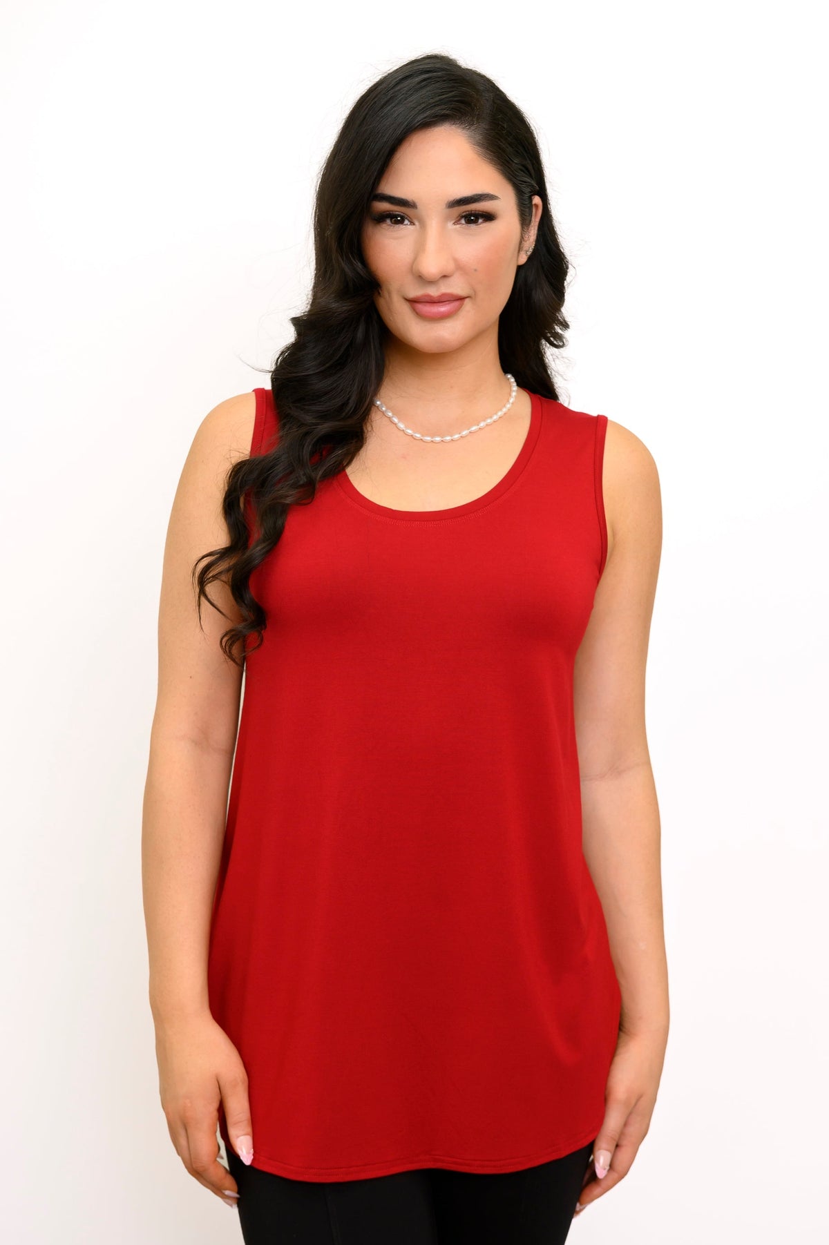 Jazz Tank, Lipstick, Bamboo