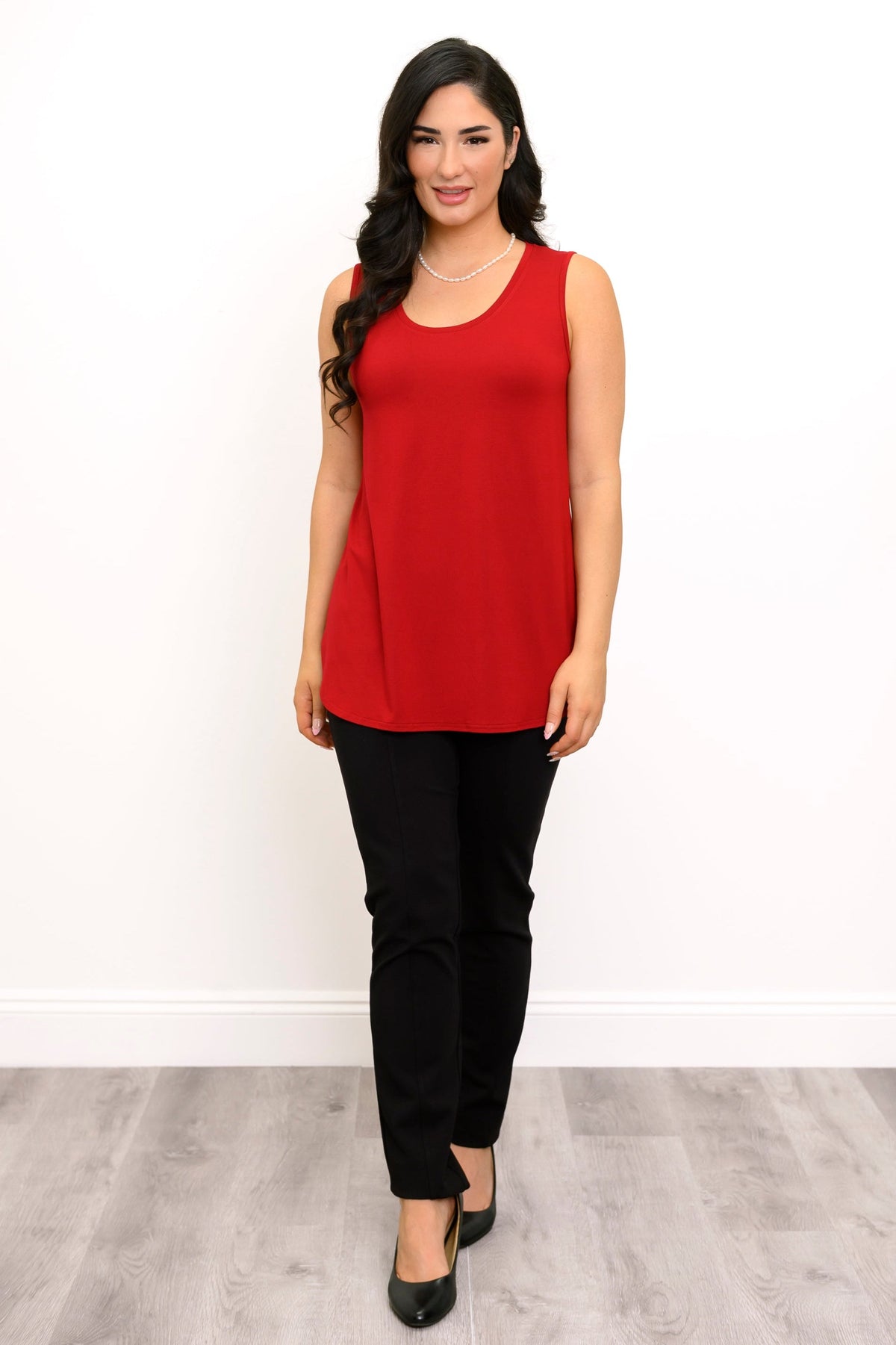 Jazz Tank, Lipstick, Bamboo