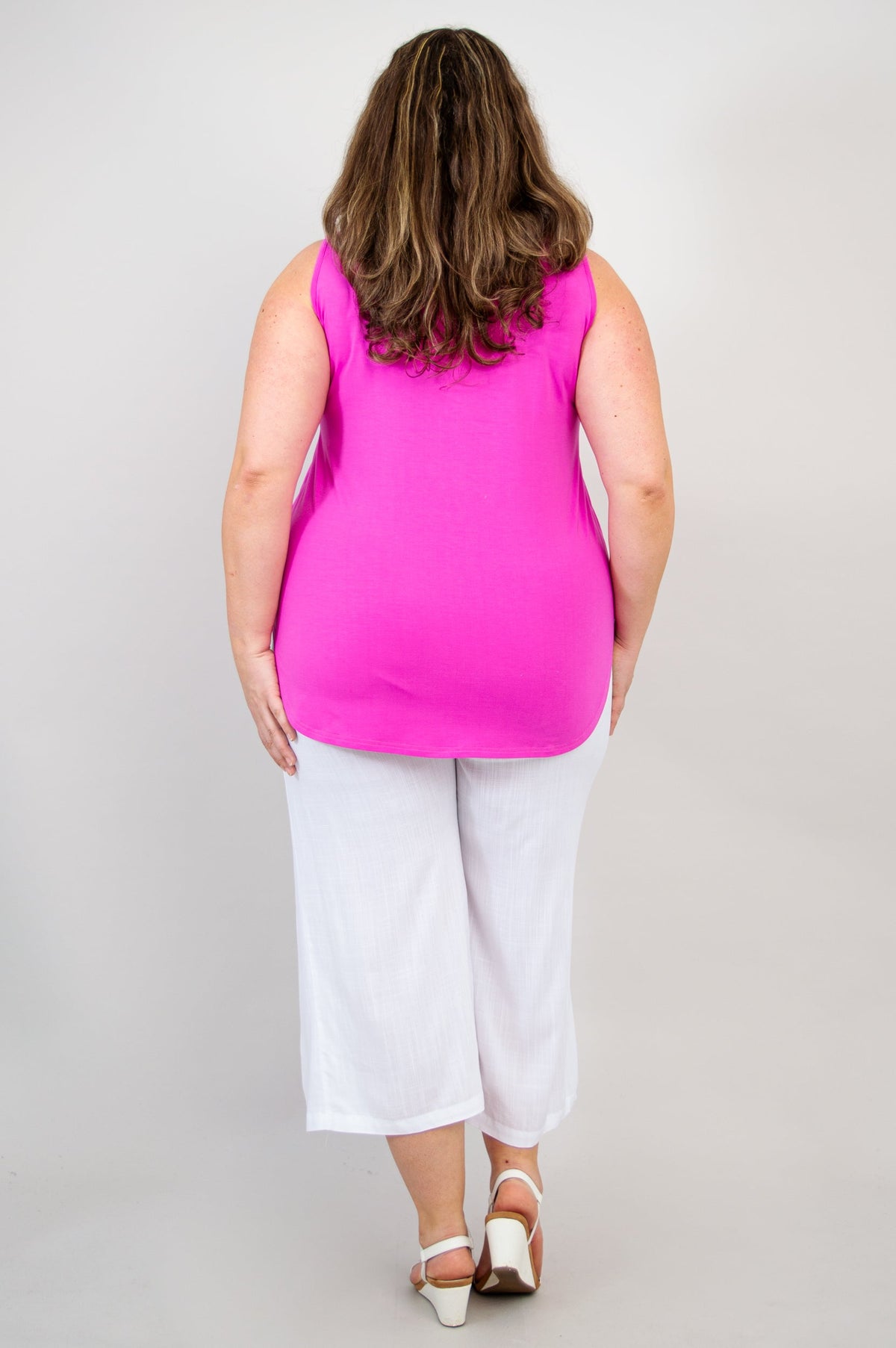 Jazz Tank, Pink, Bamboo -Final Sale