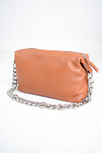 Jill Handbag, Brown, Leather