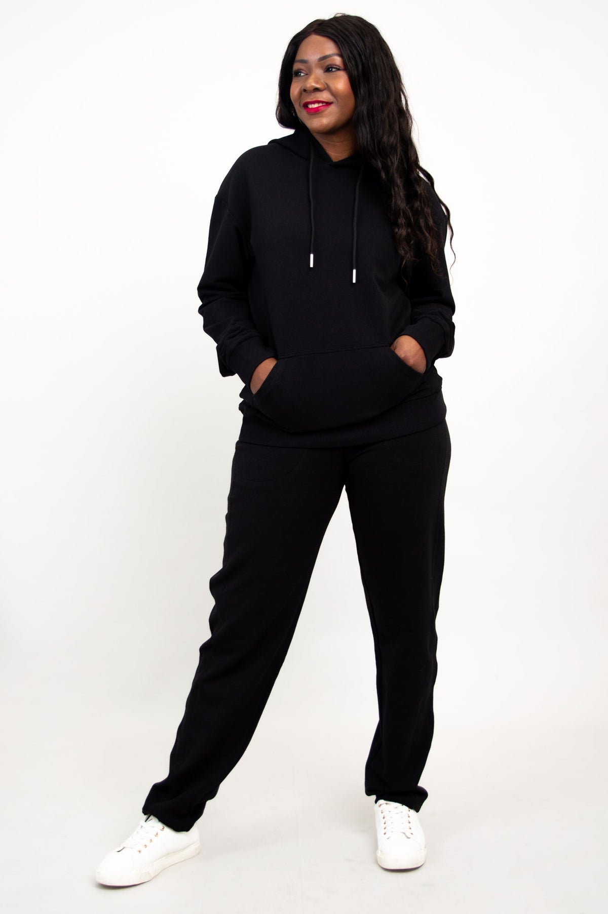 JoeJoe Hoodie, Black, Cotton