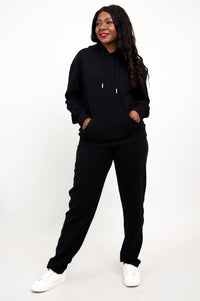 JoeJoe Hoodie, Black, Cotton