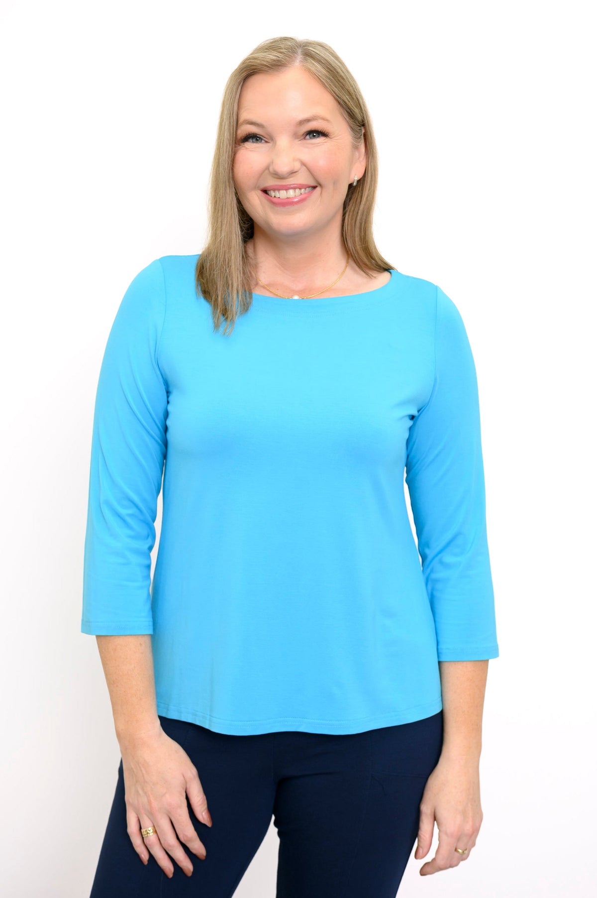 Jolly Top, Turquoise, Bamboo