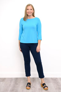 Jolly Top, Turquoise, Bamboo