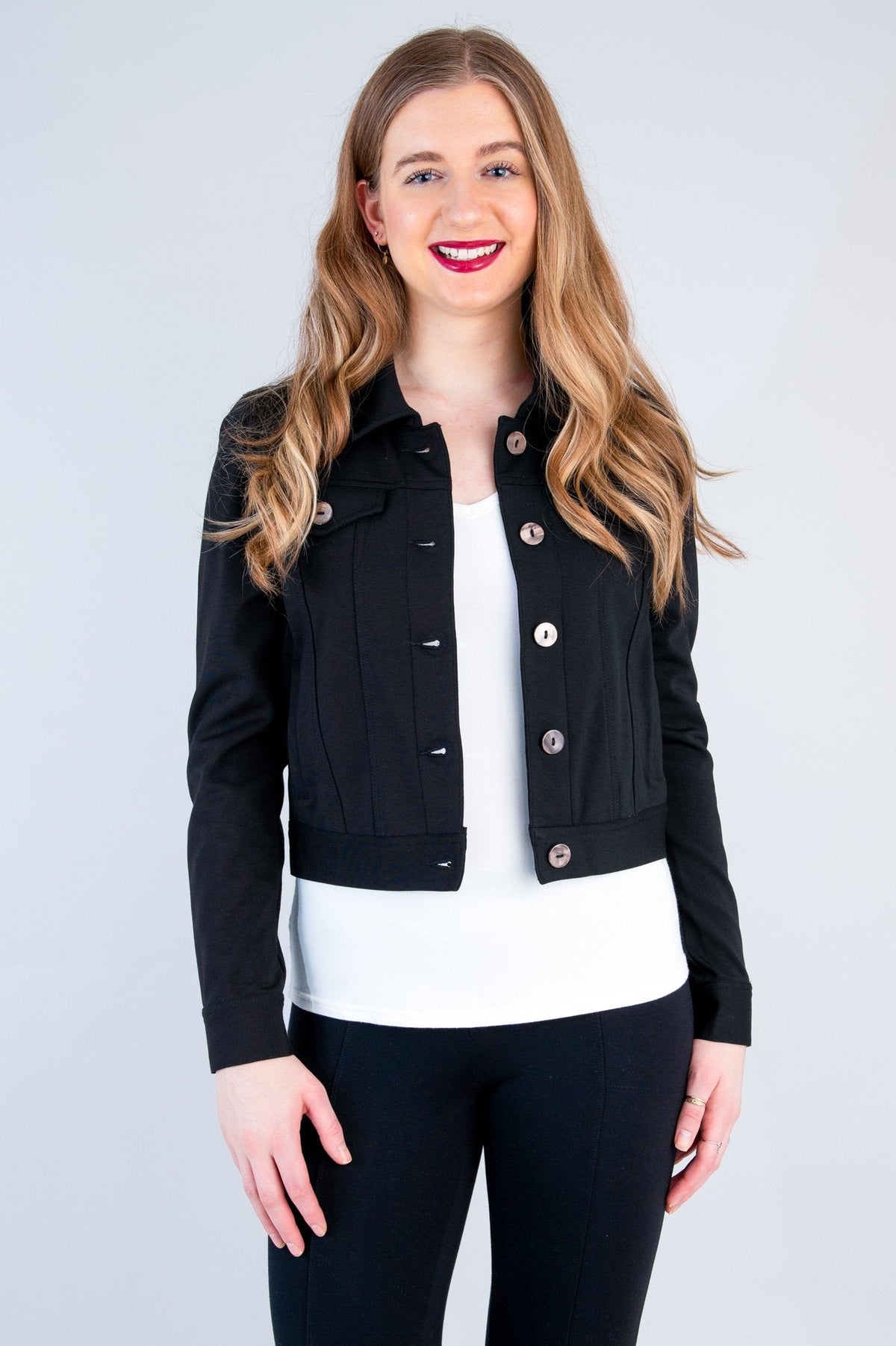 Jones Jacket, Black, Modal  - Final Sale