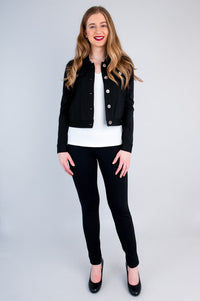 Jones Jacket, Black, Modal  - Final Sale