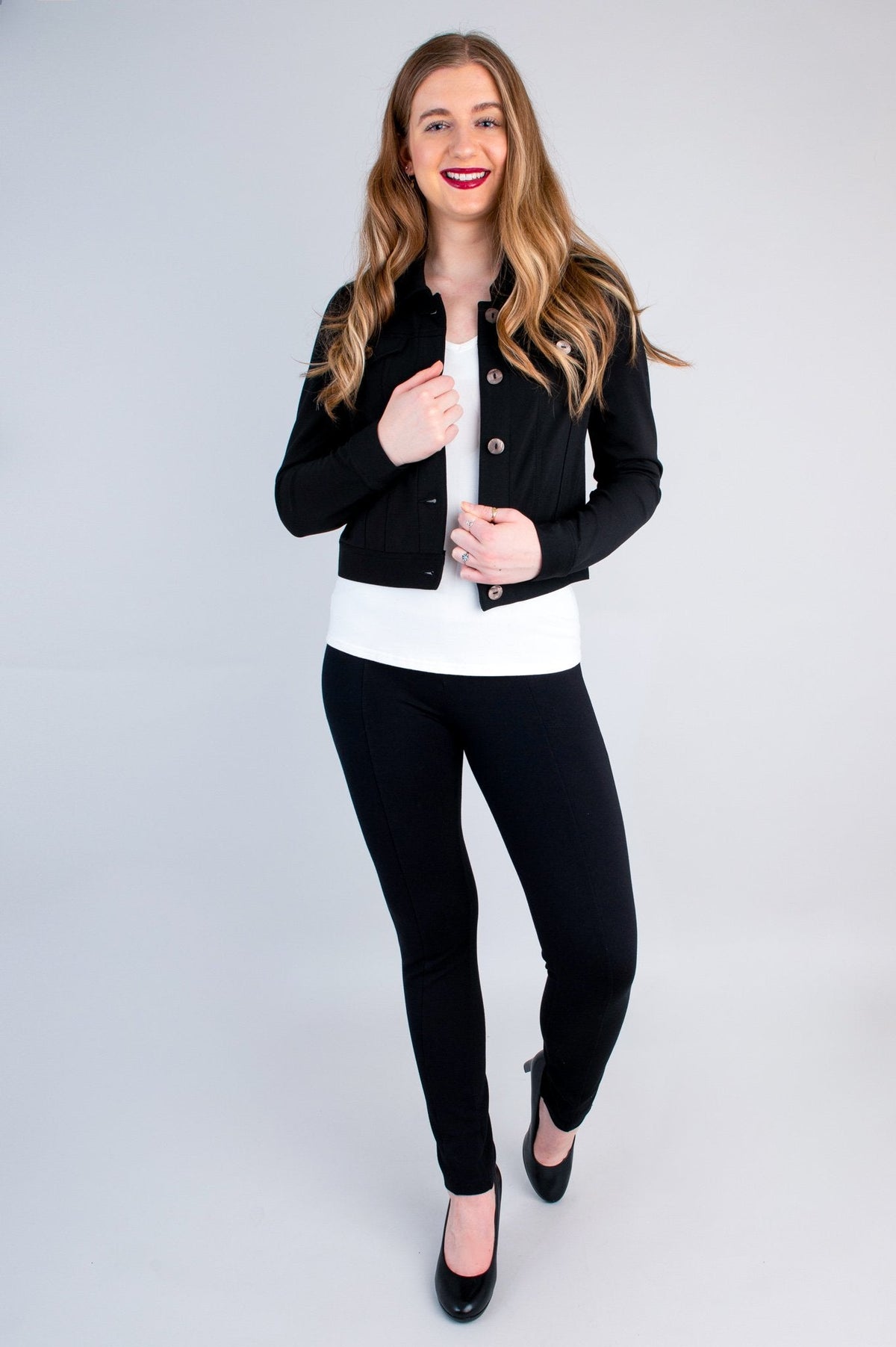 Jones Jacket, Black, Modal  - Final Sale