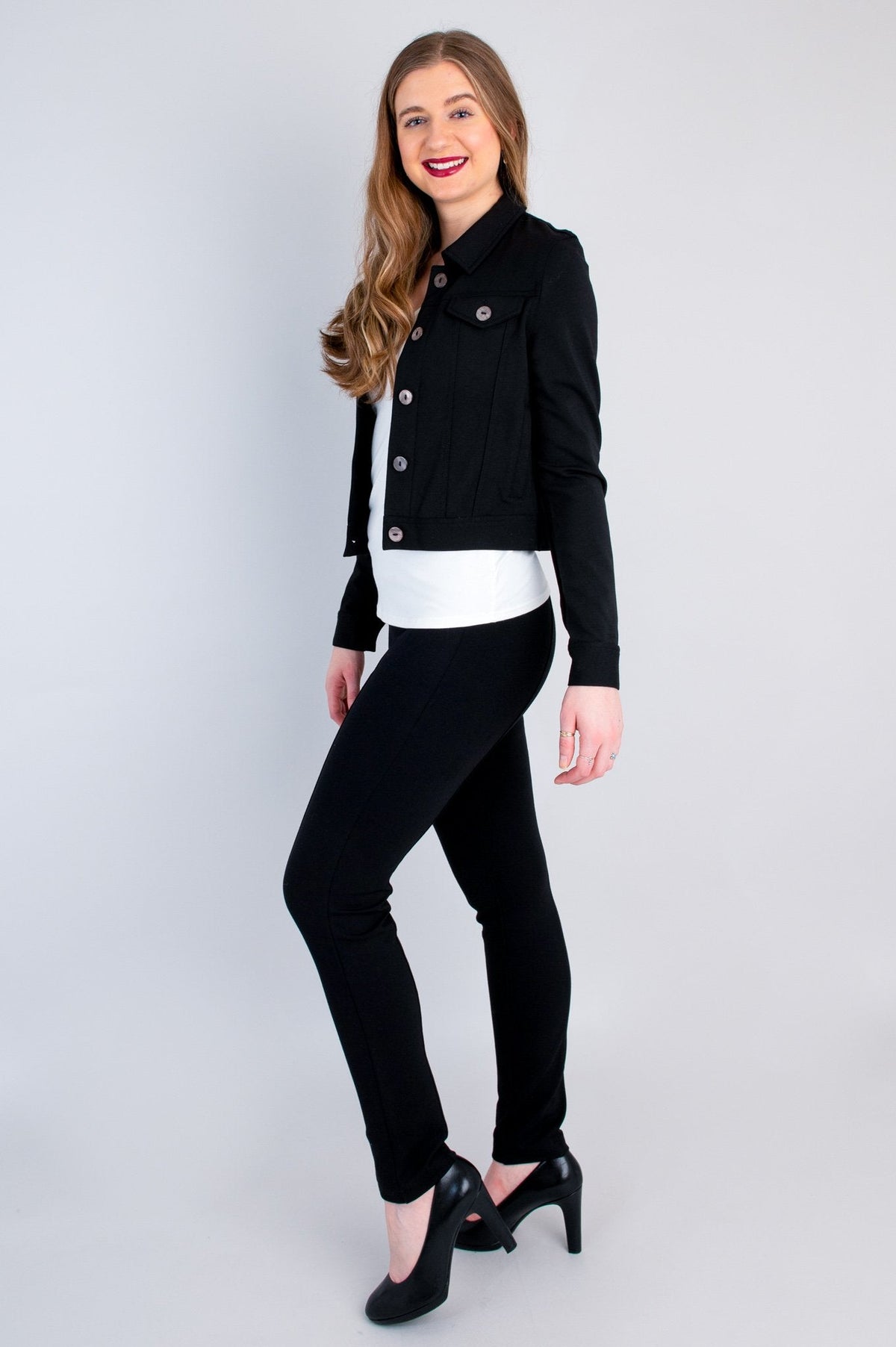 Jones Jacket, Black, Modal  - Final Sale